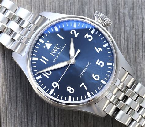 iwc big pilot blue|iwc big pilot blue dial.